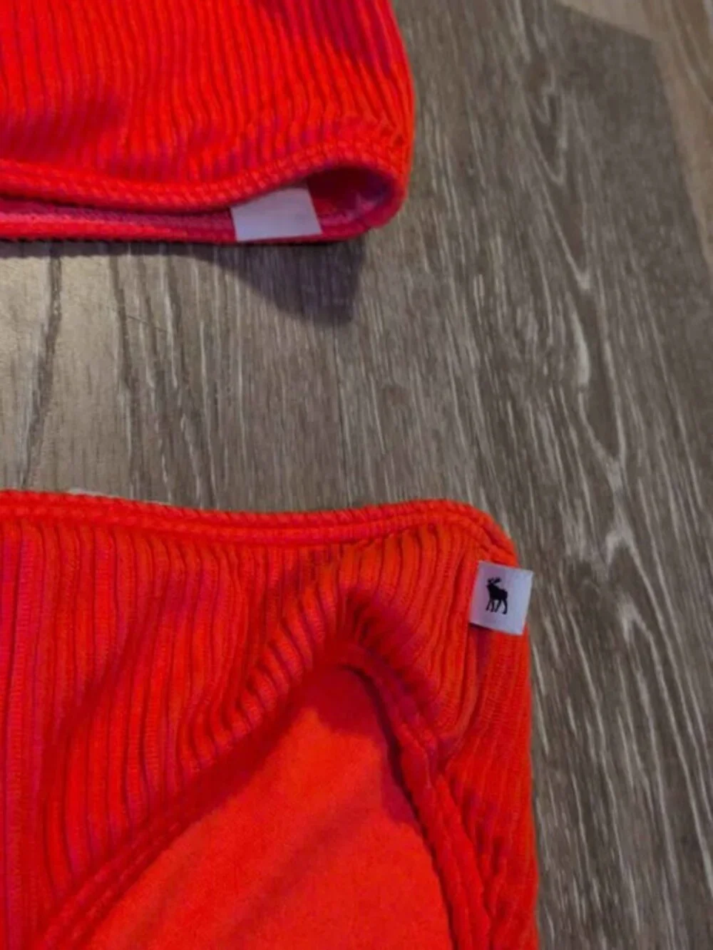 Abercrombie Kids orange ribbed Two-Piece Bikini 13/14